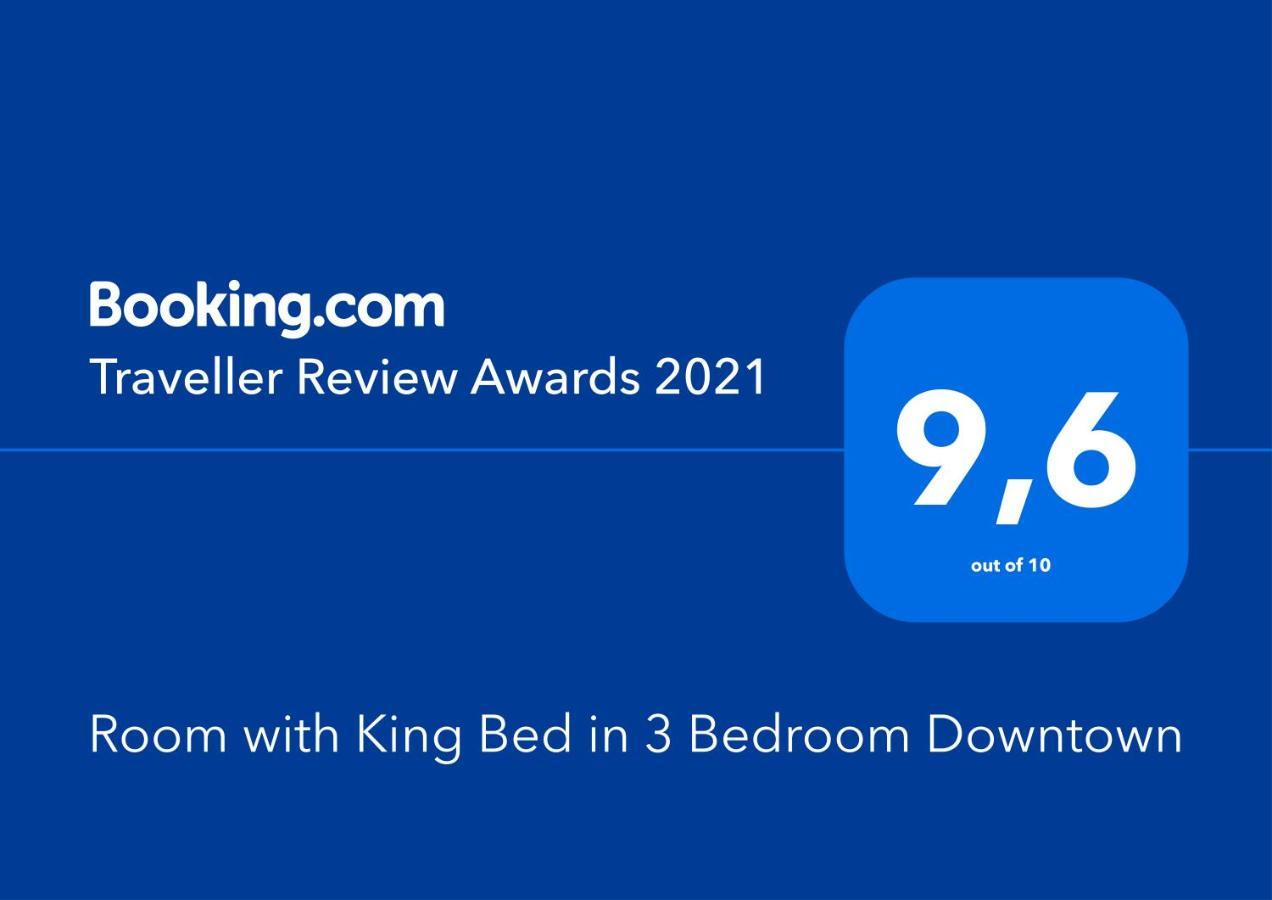 Room With King Bed In Shared 3 Bedroom Downtown Montréal Eksteriør bilde
